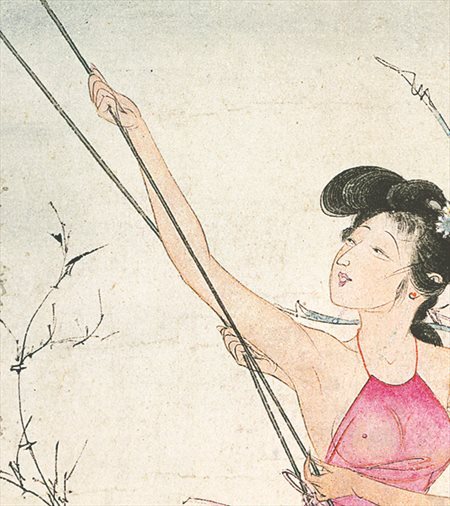 沾益县-胡也佛的仕女画和最知名的金瓶梅秘戏图